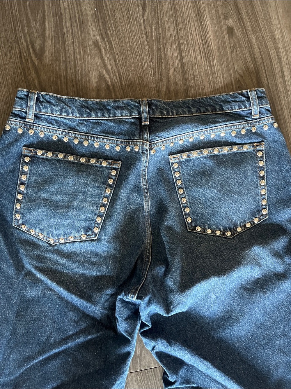 Reformation Cary Low Rise Studded Jeans - Picture 2 of 4